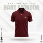 GANT Maroon Color POLO T-Shirt