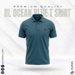 RL Ocean Blue Color POLO T-Shirt