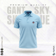GANT Sky Blue Color Polo T-Shirt