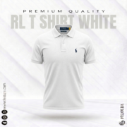 RL White Color POLO T-Shirt