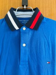 Tommy Royal Blue Polo T Shirt (Original) - Image 3