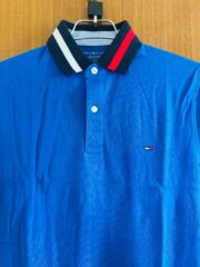 Tommy Royal Blue Polo T Shirt (Original) - Image 2