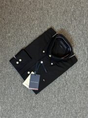 Tommy Premium Jet Black Solid Shirt - Image 2