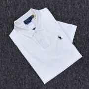 RL White Color POLO T-Shirt - Image 2