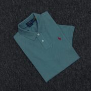 RL Ocean Blue Color POLO T-Shirt - Image 2