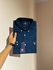 Gant Premium Deep Navy Solid Shirt