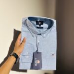 Gant Premium Sky Blue Solid Shirt