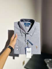 RL Premium Light lavender Solid Shirt - Image 2
