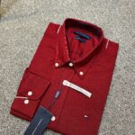 Tommy Premium Maroon Solid Shirt