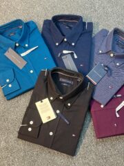 Tommy Premium Navy Solid Shirt - Image 4
