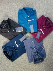 Tommy Midnight Blue Solid Shirt - Image 2
