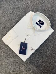 Gant Premium White Solid Shirt