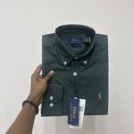 RL Forest Green Solid Shirt