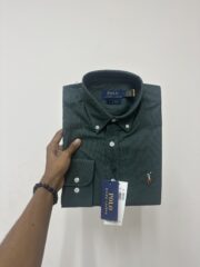 RL Forest Green Solid Shirt