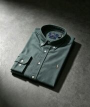 RL Forest Green Solid Shirt - Image 2