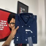 Tommy Premium Navy Solid Shirt