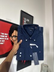 Tommy Premium Navy Solid Shirt