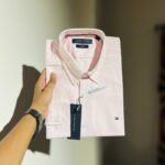 Tommy Premium Baby Pink Solid Shirt