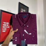 Tommy Premium Purple Solid Shirt