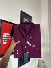 Tommy Premium Purple Solid Shirt