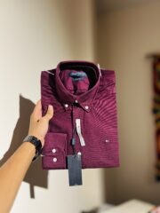 Tommy Premium Purple Solid Shirt