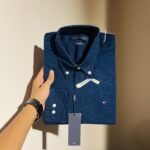 Tommy Premium Navy Solid Shirt