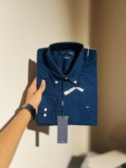 Tommy Premium Navy Solid Shirt