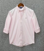Tommy Premium Baby Pink Solid Shirt - Image 2