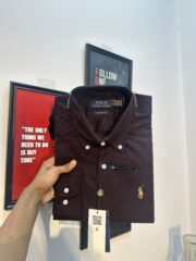 RL Premium Coffee Solid Shirt