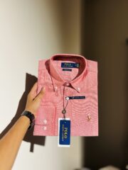 RL Premium Peach Solid Shirt