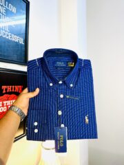 RL Royal Blue Stripe Premium Shirt