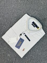 RL Signature White Stripe Premium Shirt