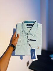 RL Premium Light Mint Solid Shirt