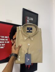 Gant Premium khaki Solid Shirt